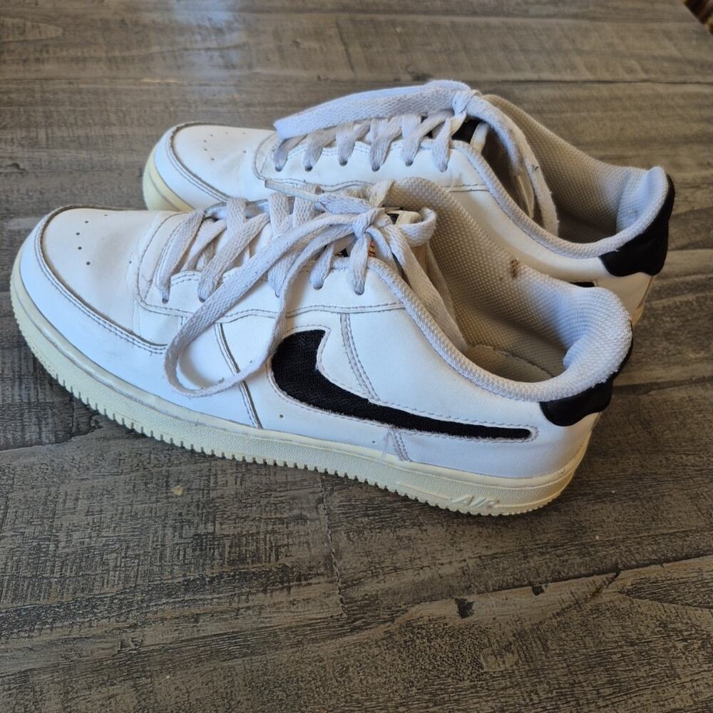Nike Sneakers Youth 7Y Air Force 1 LV8 3 Casual White Low Top AR7446-100 Shoes